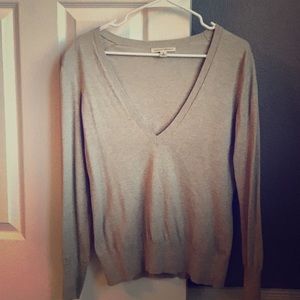 Tan V Neck Banana Republic Sweater
